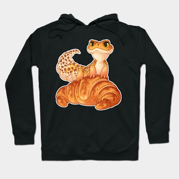 Croissant Hoodie by NatureDrawing